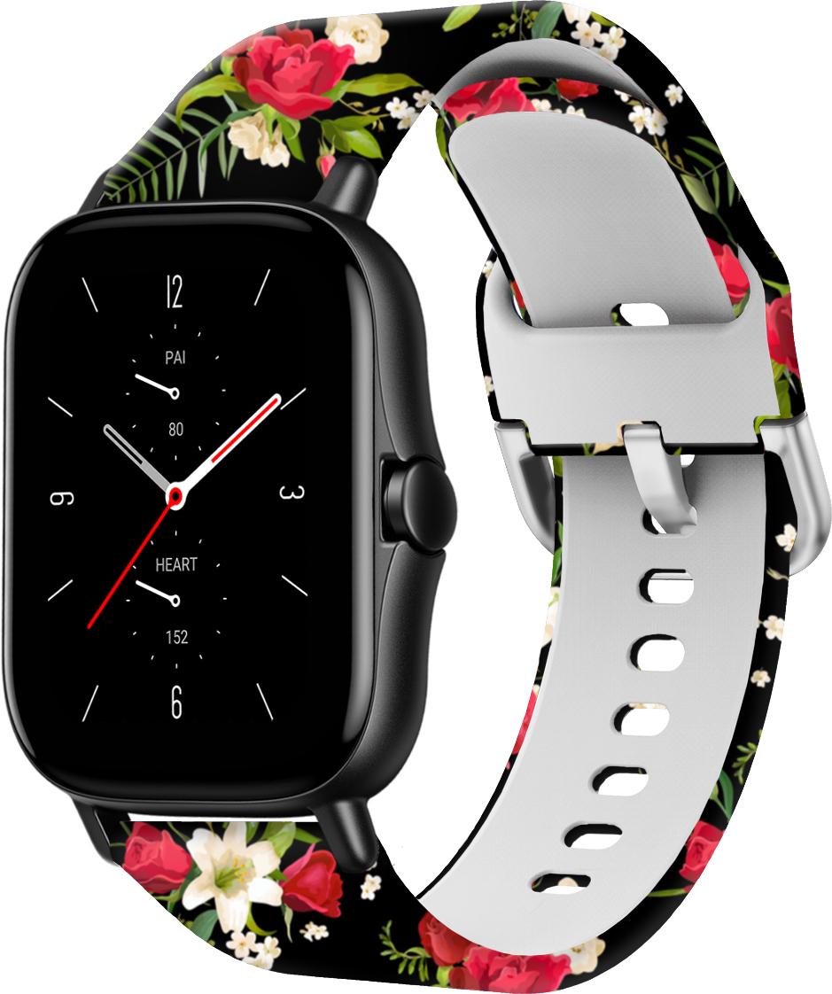 Ремешок Colorful для Amazfit GTS 2 Rose/Black (28539)