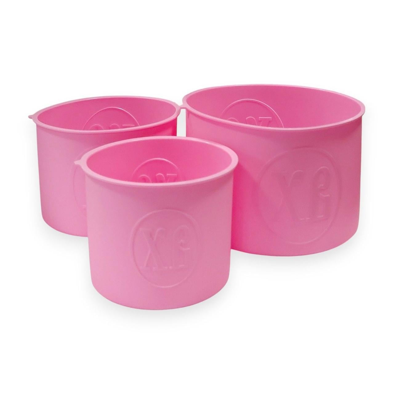 Набір форм для пасок MagicKitchen силіконові 3 шт. Рожевий (203763-рож)