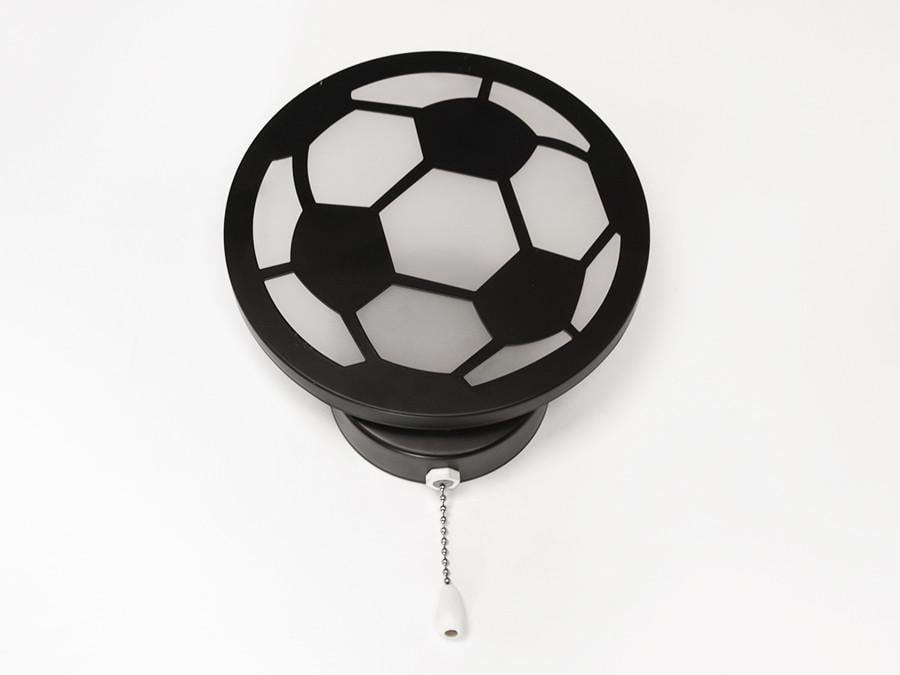 Бра для детской комнаты Футбольный мяч 8065-1BK-LS 16W Черный - фото 2