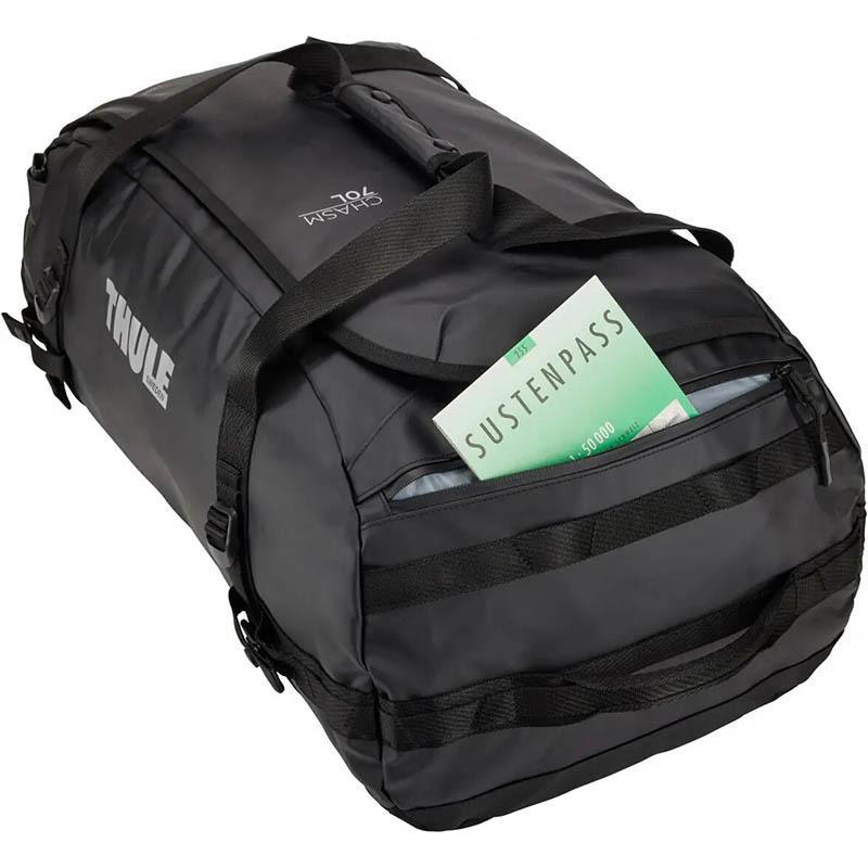 Дорожньо-спортивна сумка Thule Chasm Duffel 70 л Black (TH 3204993) - фото 9