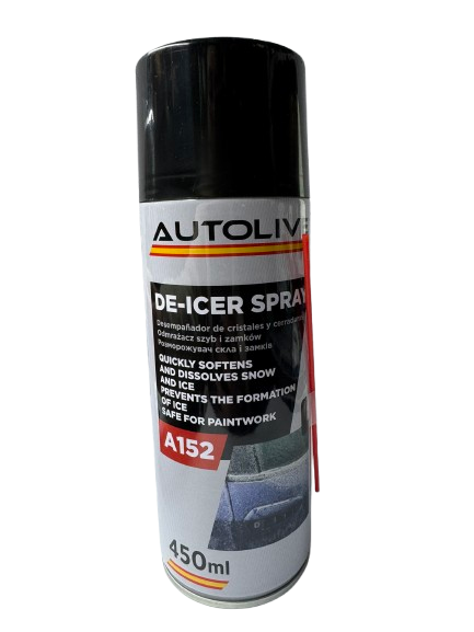 Разморожувач скла та замків AUTOLIVE A152 DE-ICER SPRAYA152 450 мл (31945545)