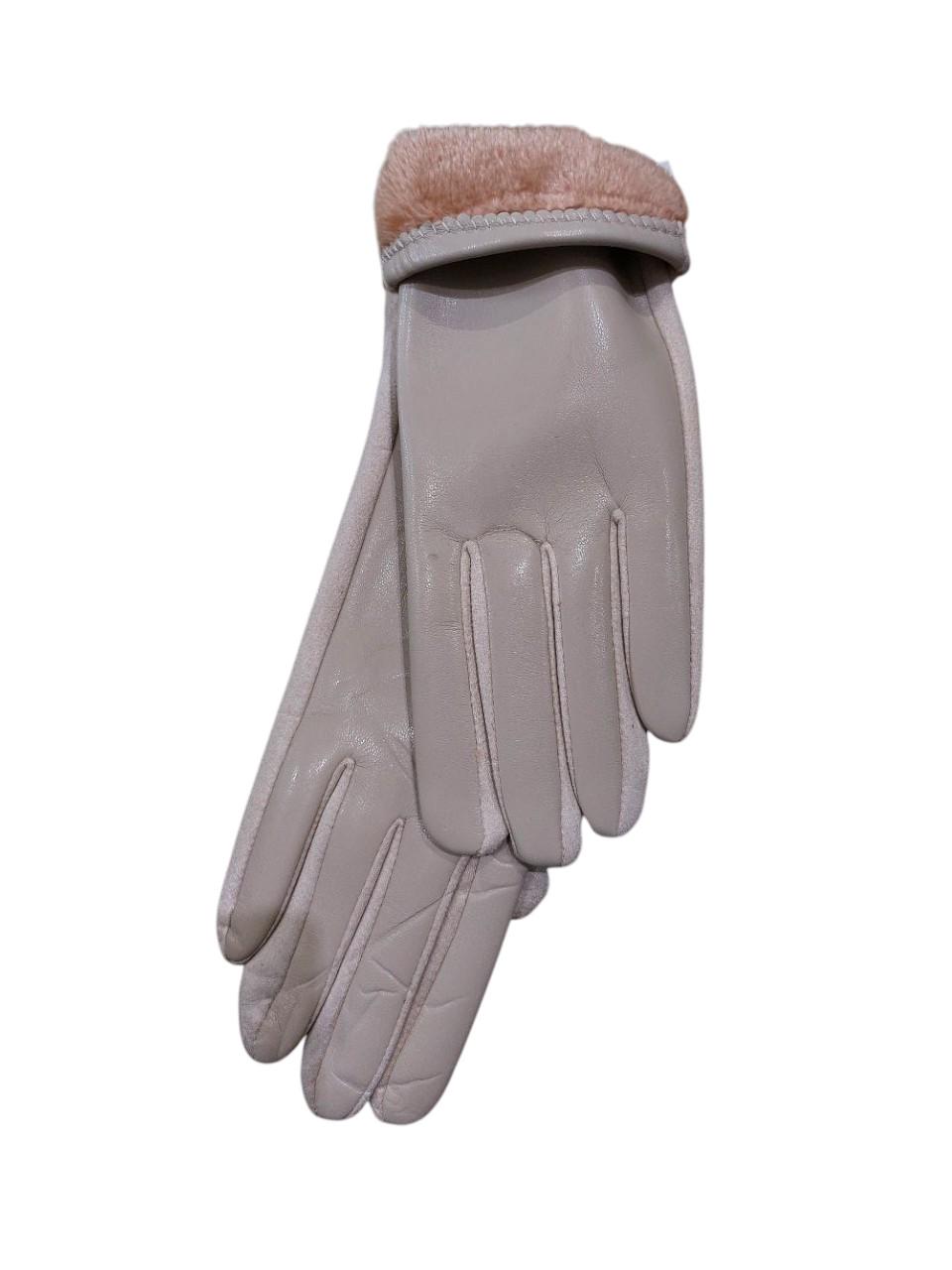 Перчатки сенсорные женские One size Молочный (220434) - фото 2 Перчатки сенсорные женские One size Молочный (220434) - фото 2