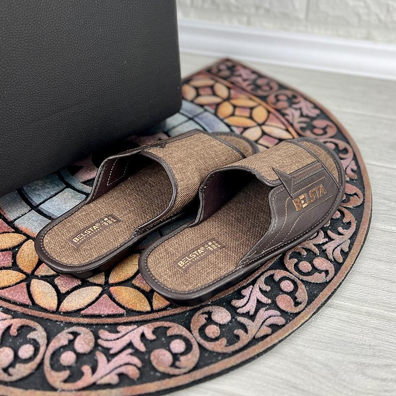 Домашні тапочки чоловічі БЕЛСТА VS-000514-3 27,5 см p. 43 Коричневий (45094789) - фото 3 Домашні тапочки чоловічі БЕЛСТА VS-000514-3 27,5 см p. 43 Коричневий (45094789) - фото 3