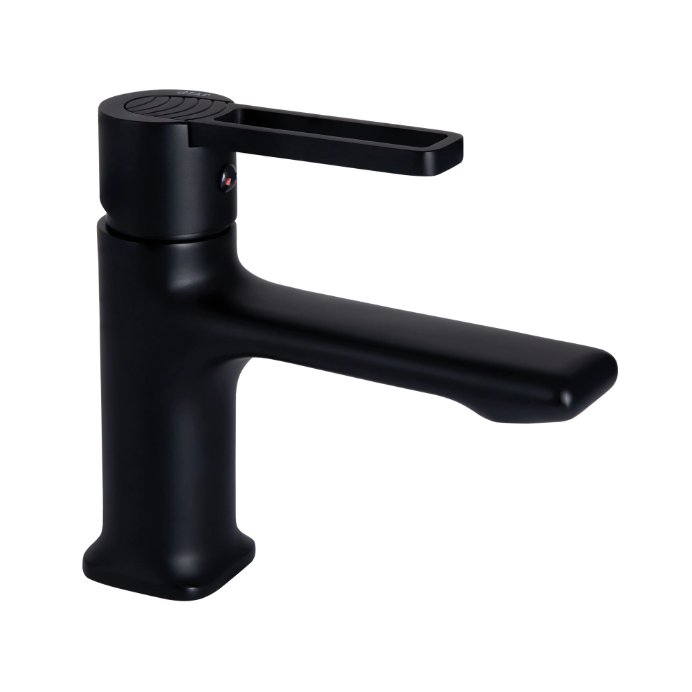 Смеситель для раковины Qtap Taurus QTTAU270BLM45660 Black Matt (SD00051784)