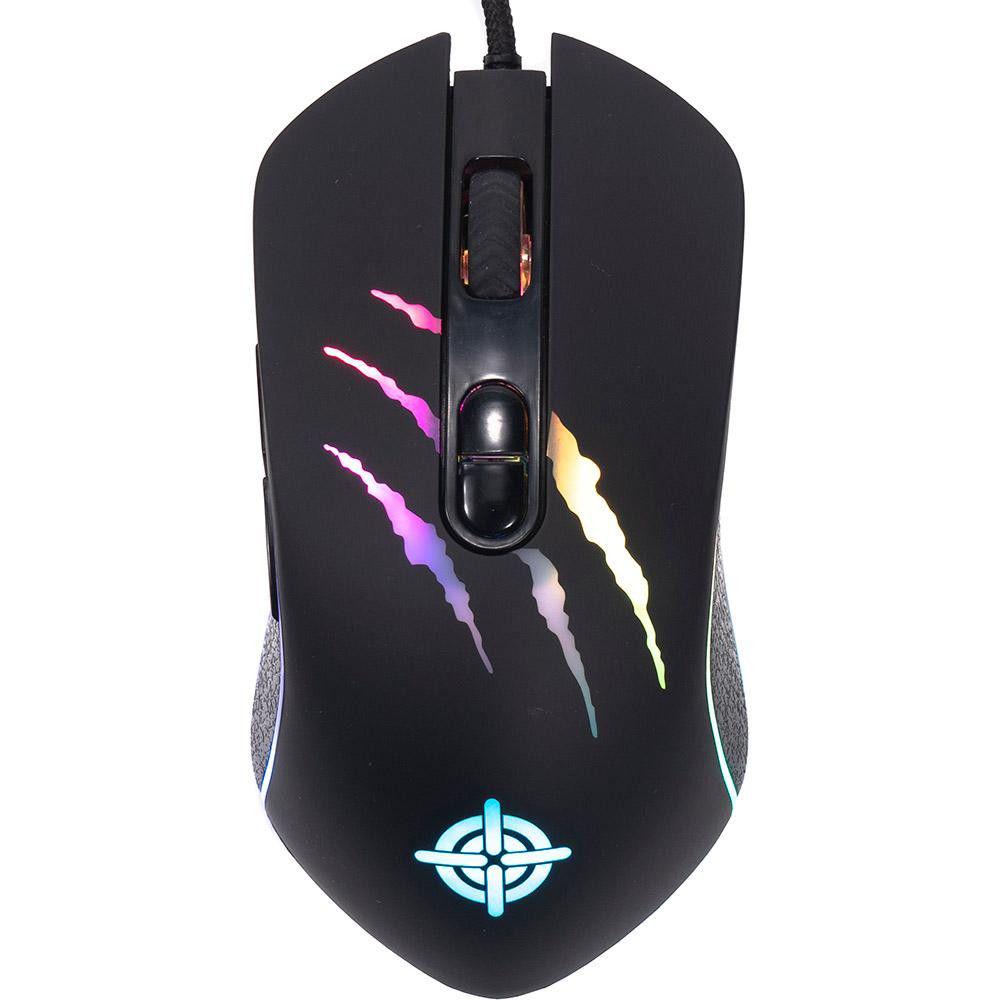 Мышь GamePro Raptor GM408 USB 7 клавиш 4 режима RGB Black (104742)