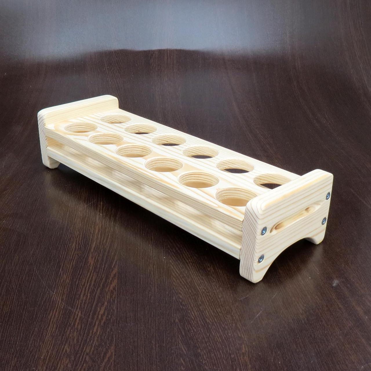 Подставка для рюмок из дерева Амадо 45 Бланже (НБС-02450201) Подставка для рюмок из дерева Амадо 45 Бланже (НБС-02450201)