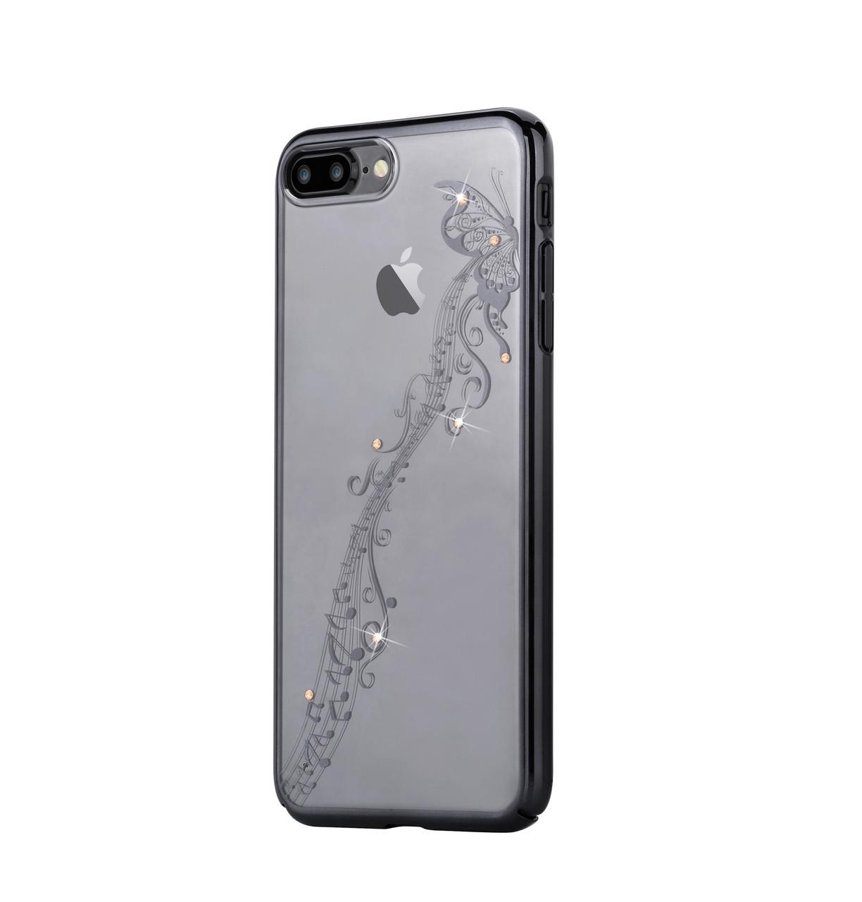 Чехол-накладка Devia Crystal Garland Series Case for iPhone 7/8 Plus Black Чехол-накладка Devia Crystal Garland Series Case for iPhone 7/8 Plus Black