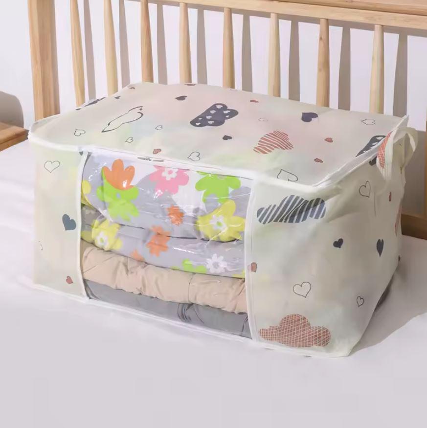 Чехол-органайзер для хранения вещей/постельного белья AND-50L Бежевый - фото 4 Чехол-органайзер для хранения вещей/постельного белья AND-50L Бежевый - фото 4