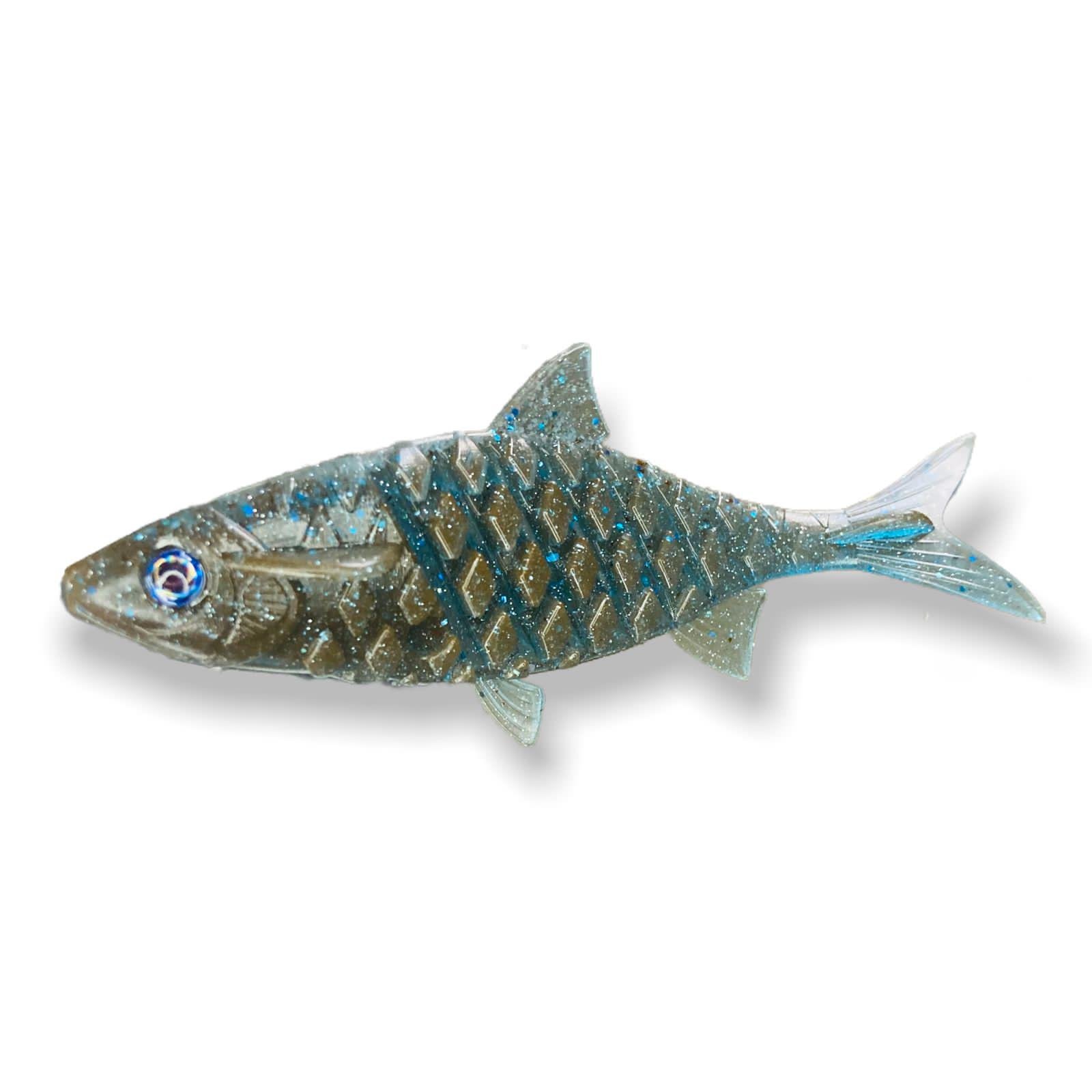 Приманки Big Baits Chebak 3D речная серия 4,0" 2 шт. # 203 Aquamarine (2406203)