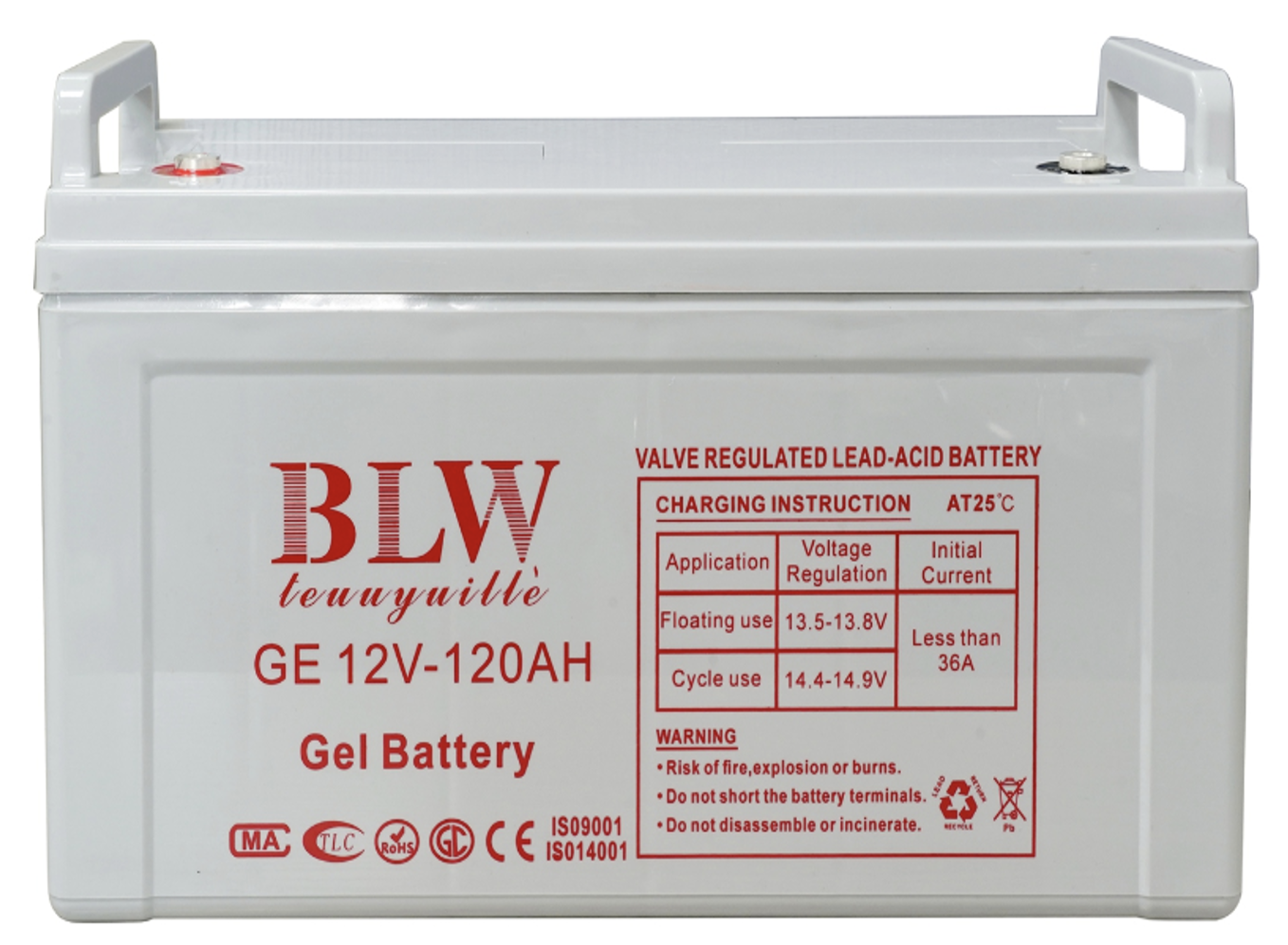 Аккумулятор 12V 120A BLW