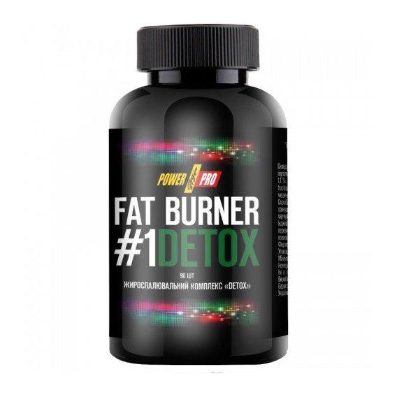 Комплексний жироспалювач Power Pro Fat Burner №1 DETOX 90 Caps