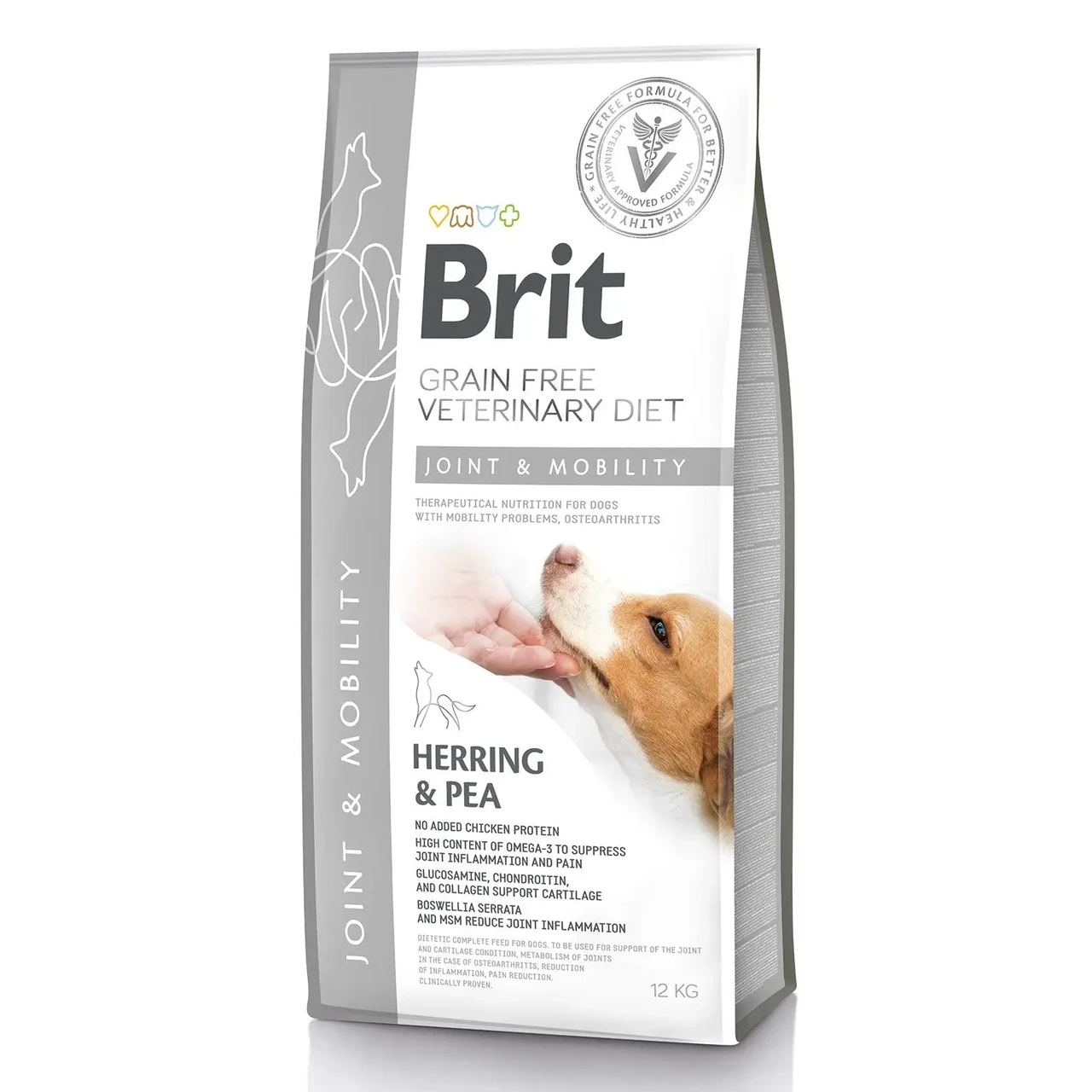Корм Brit GF VetDiets Dog Mobility для суставов 12 кг