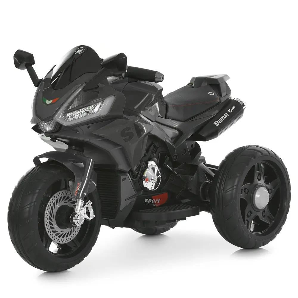 Мотоцикл детский электрический Bambi Racer M 6267EL-11 трехколесный Серый