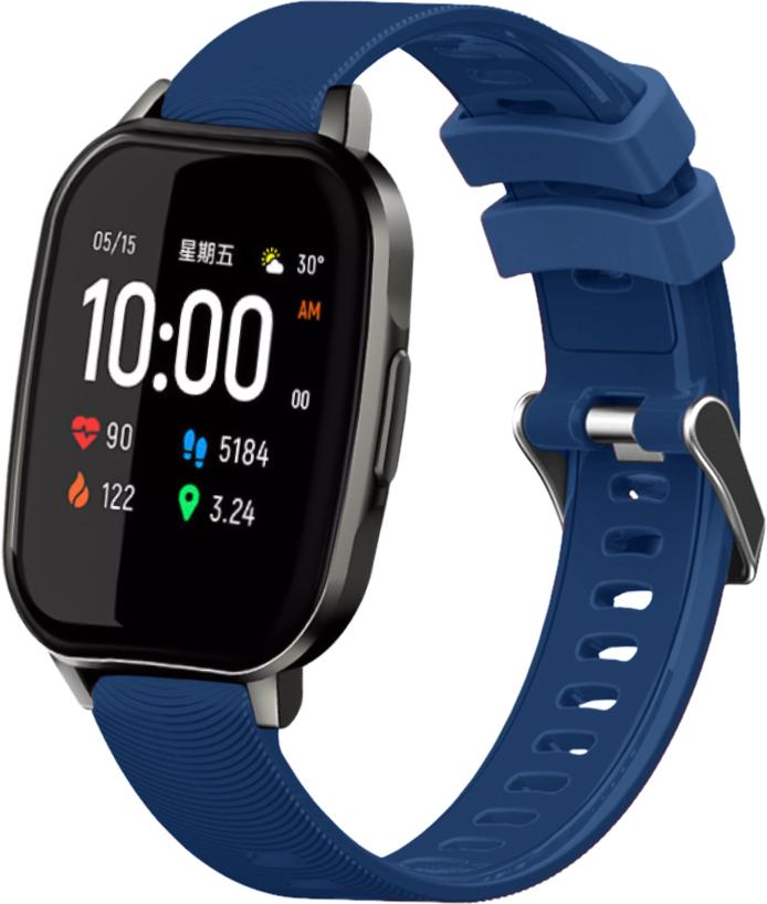 Ремешок Bend для Haylou Smart Watch 2 (LS02) Dark Blue (25230-5D)