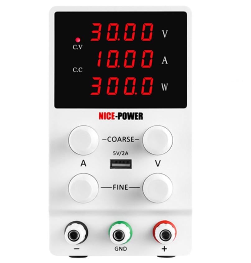 Блок питания SPS3010D лабораторный 30V 10 A White (534511)