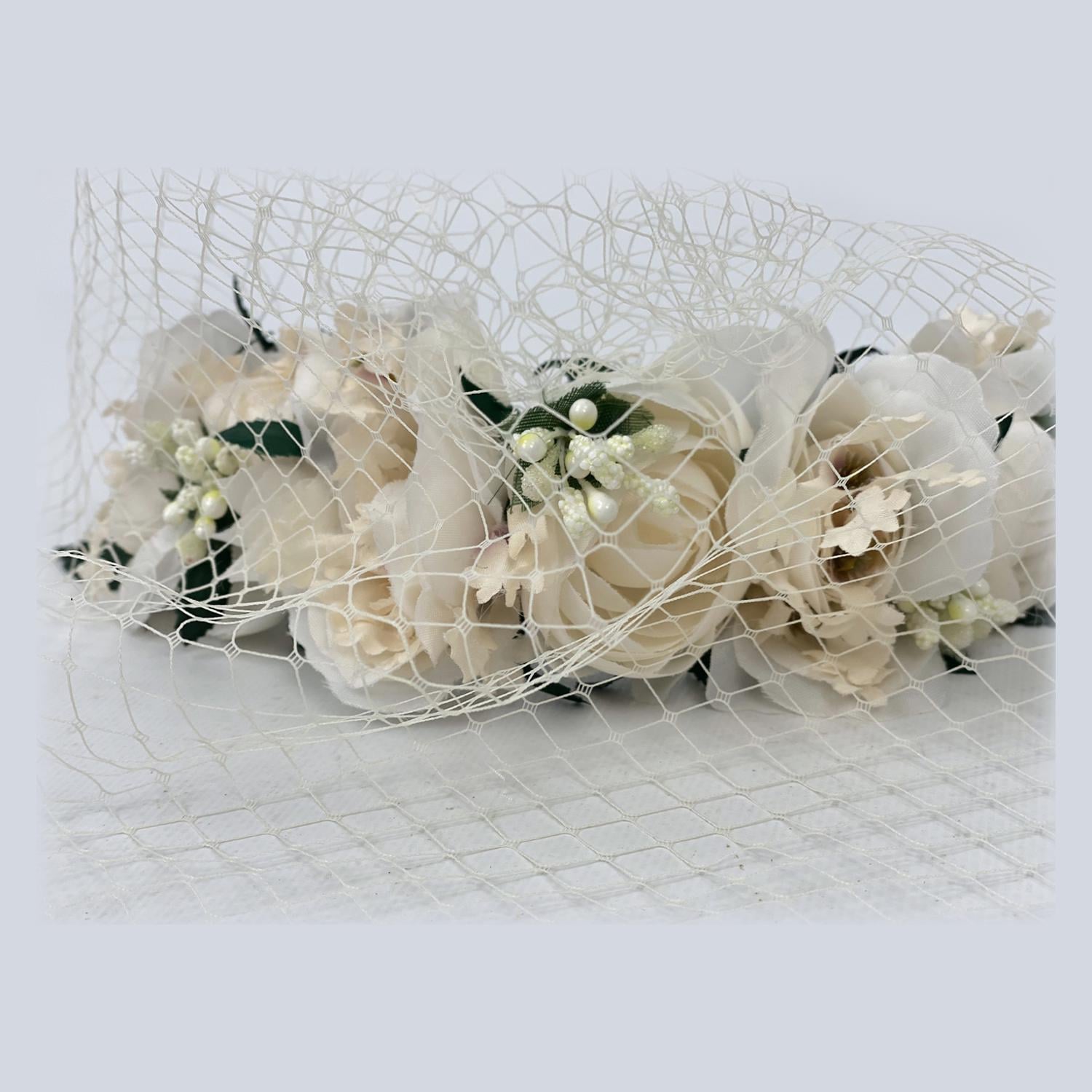 Венок Seta Decor Helena с вуалью (20-908WT)