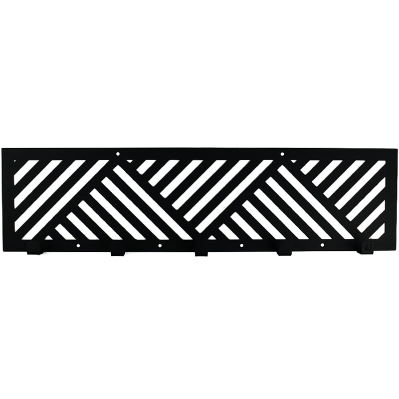 Вешалка настенная Glozis H-089 50х13 см Nord Black (628601bd9c6b3728496ee854)