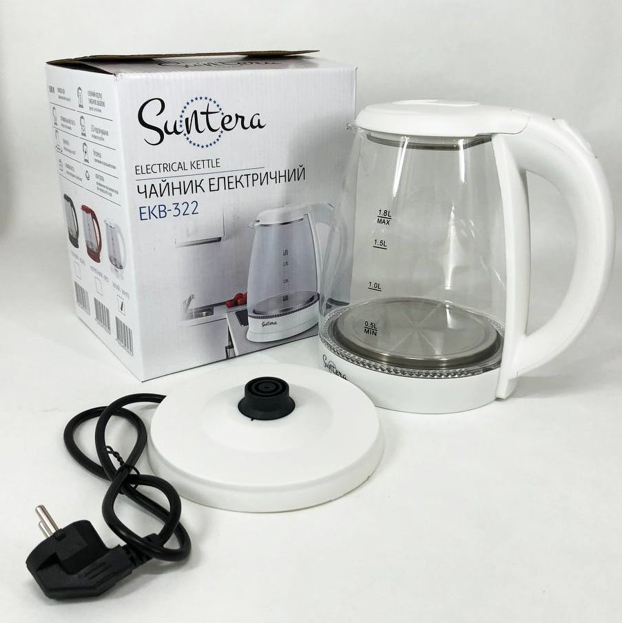 Электрочайник Suntera EKB-322W - фото 4 Электрочайник Suntera EKB-322W - фото 4