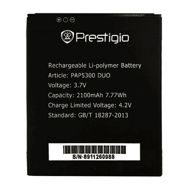 Акумуляторна батарея Prestigio PAP5300 2100 mAh