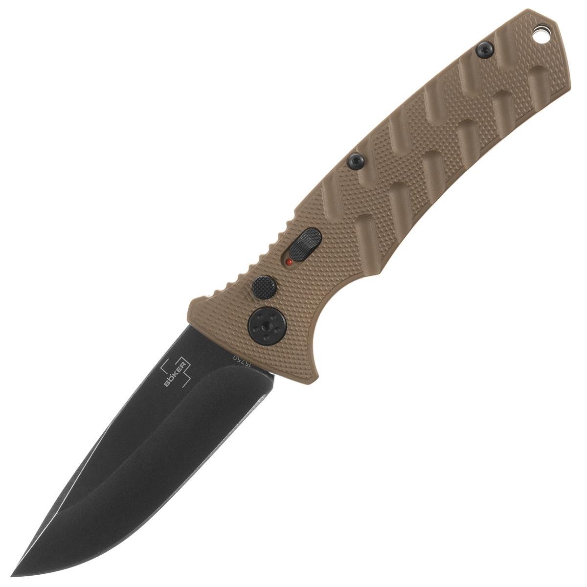 Нож складной пружинный Boker Plus Strike Spearpoint Coyote (01BO424)