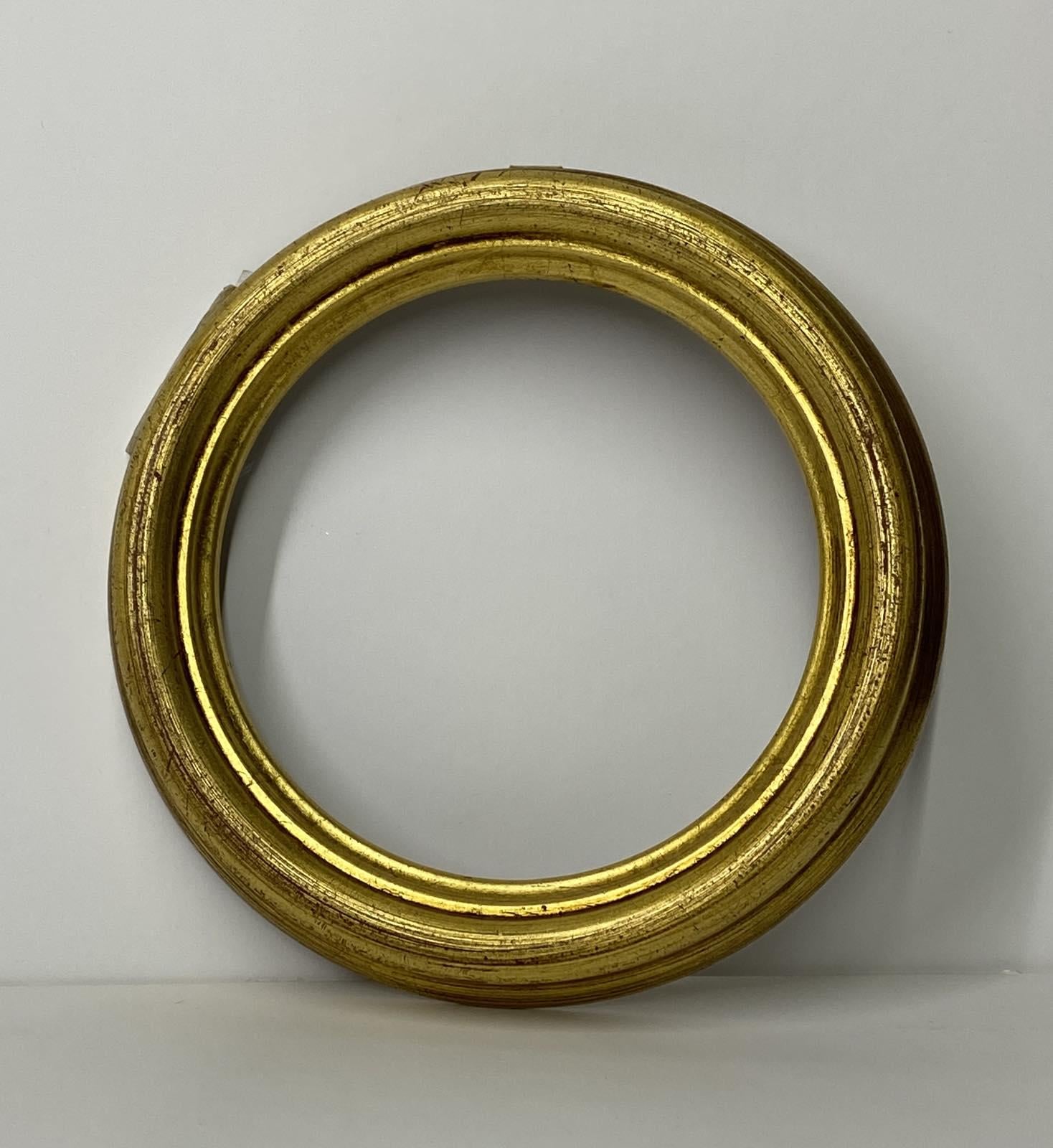 Декоративная рама деревянная 12х12 Золотой