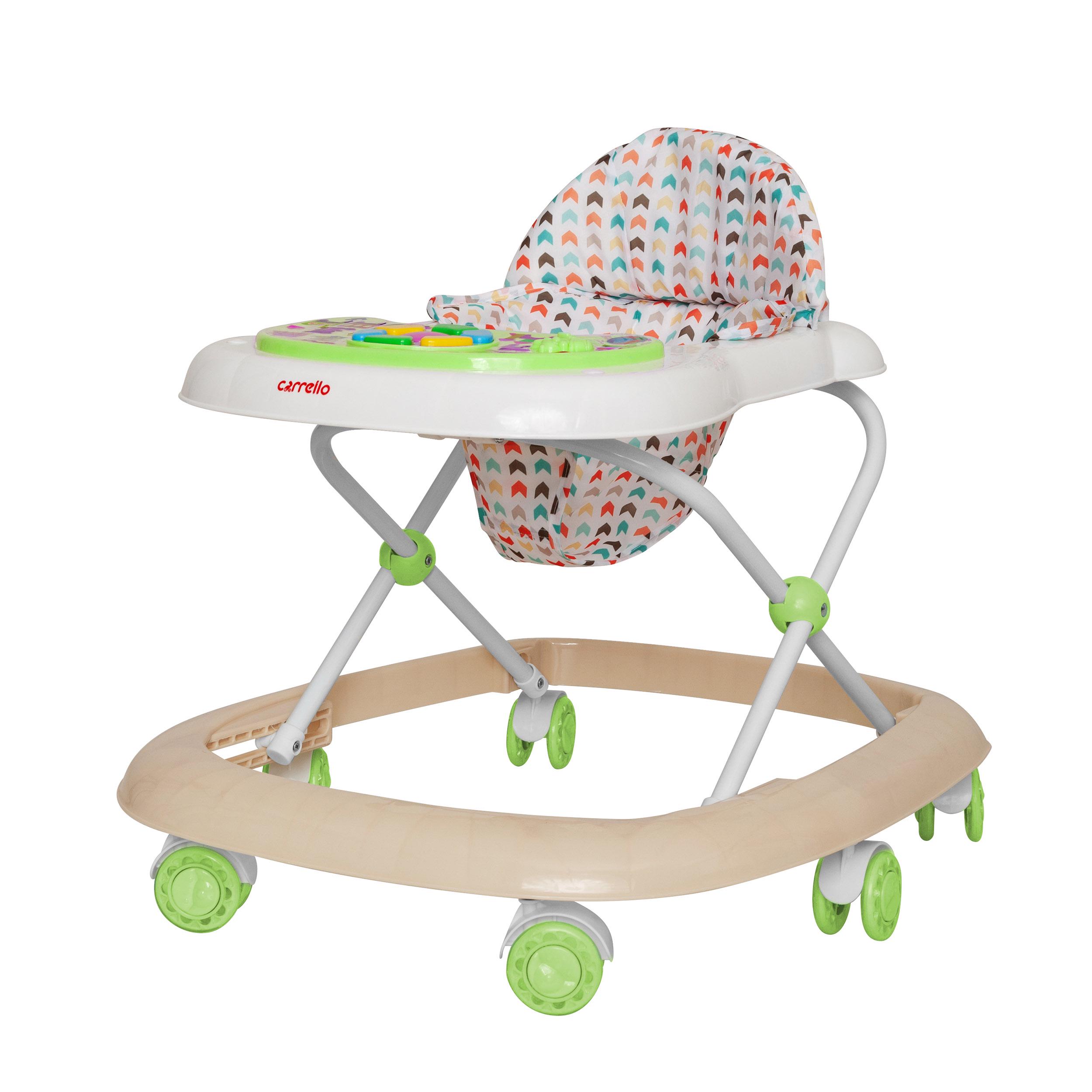 Ходунки детские Carrello Amico с музыкальной панелью и регулировкой по высоте Green (720127)