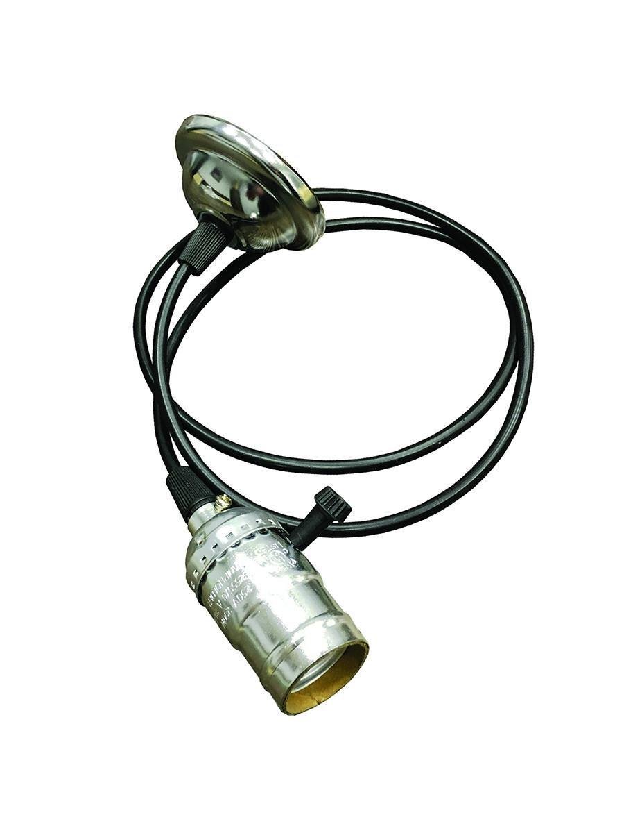 Підвісний світильник Levistella AMP34004-1 лофт з хромованою основою та патроном Чорний (1887928301) Підвісний світильник Levistella AMP34004-1 лофт з хромованою основою та патроном Чорний (1887928301)