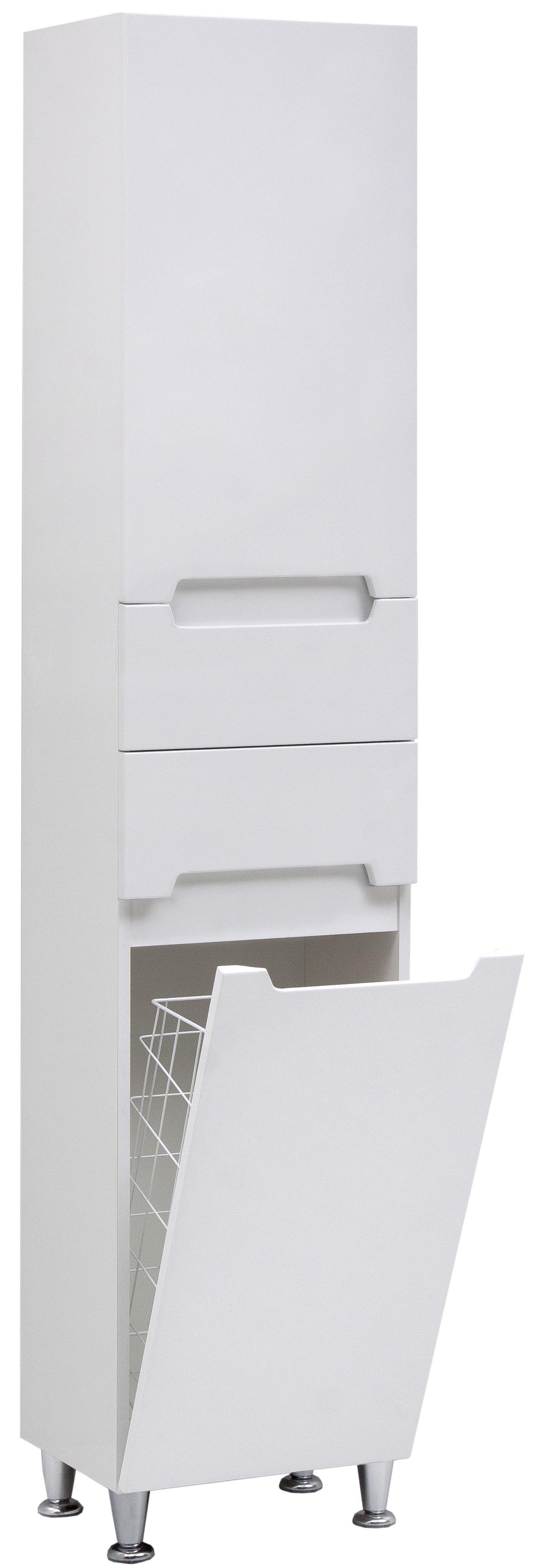 Пенал ЮВВІС Марко П-5 К лівий підлоговий у ванну кімнату 40 см Білий (18089438)