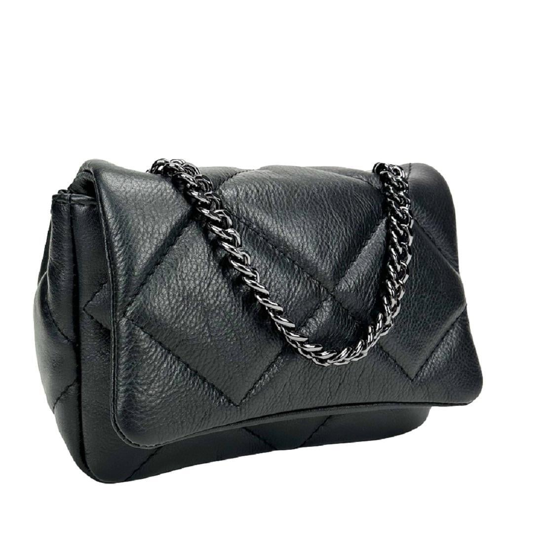 Женская сумка на цепи Royal Bag F-IT-98106A Черный (7764)