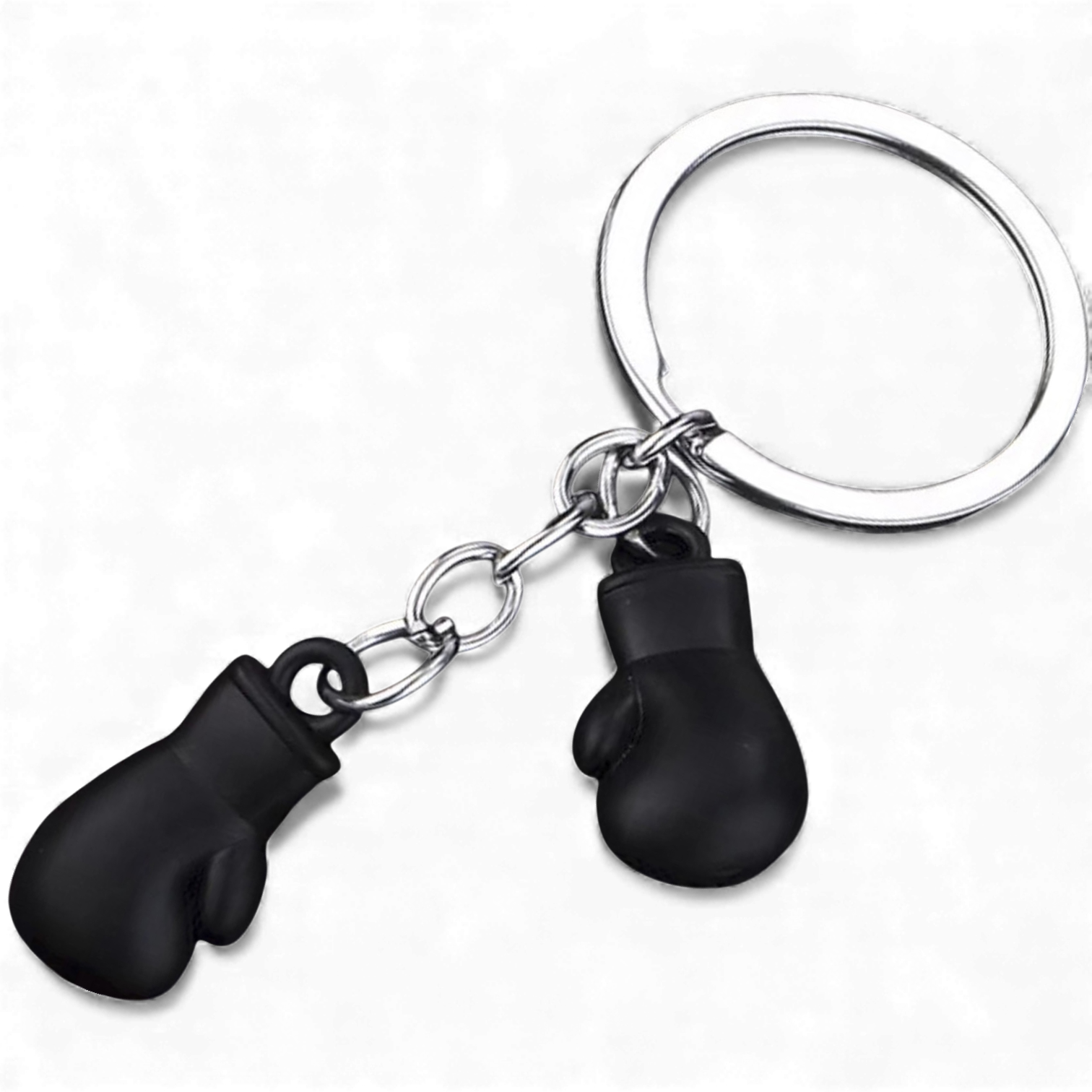 Брелок для ключей боксерские перчатки Univerza спортивный из металла Черный - фото 1 Брелок для ключей боксерские перчатки Univerza спортивный из металла Черный - фото 1