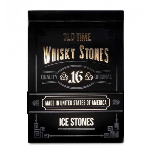 Камені для віскі із стеатиту Whiskey Stones UNI Big + мішечок 16 шт. (2200)