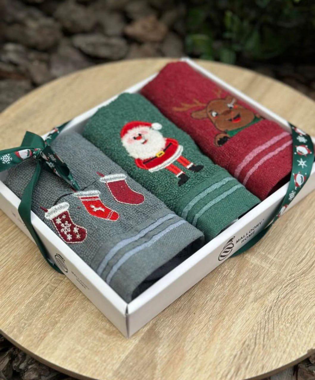 Махрові рушники 25х50 см. - Набір 3шт. в коробці + подарункова сумка - фото 2 Махрові рушники 25х50 см. - Набір 3шт. в коробці + подарункова сумка - фото 2