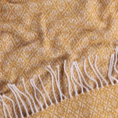 Плед на солнце 140х200 см Горчичный - фото 2 Плед на солнце 140х200 см Горчичный - фото 2