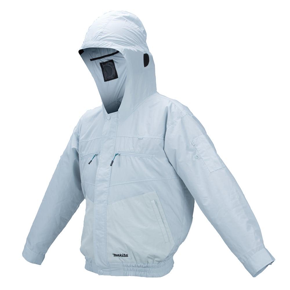 Куртка с капюшоном аккумуляторная с вентиляцией Makita DFJ207ZM (LXT, CXT, без аккумуляторов и зарядного устройства)