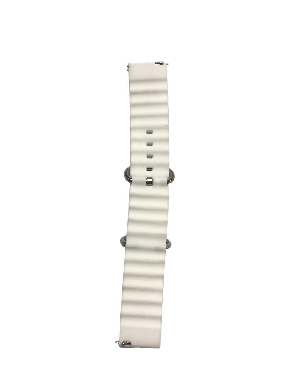 Ремешок для часов силиконовый Ocean Design Amazfit 20 мм White (000550583)