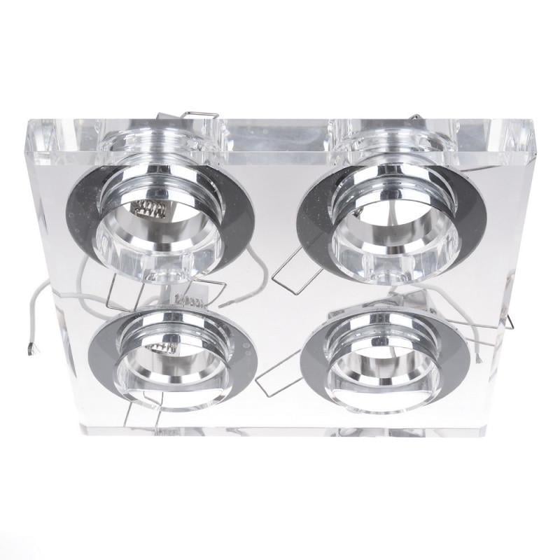 Светильник точечный декоративный HDL-G141/4 CL Crystal MR16