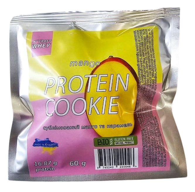Батончик Craft Whey Cookie Mango 60 г