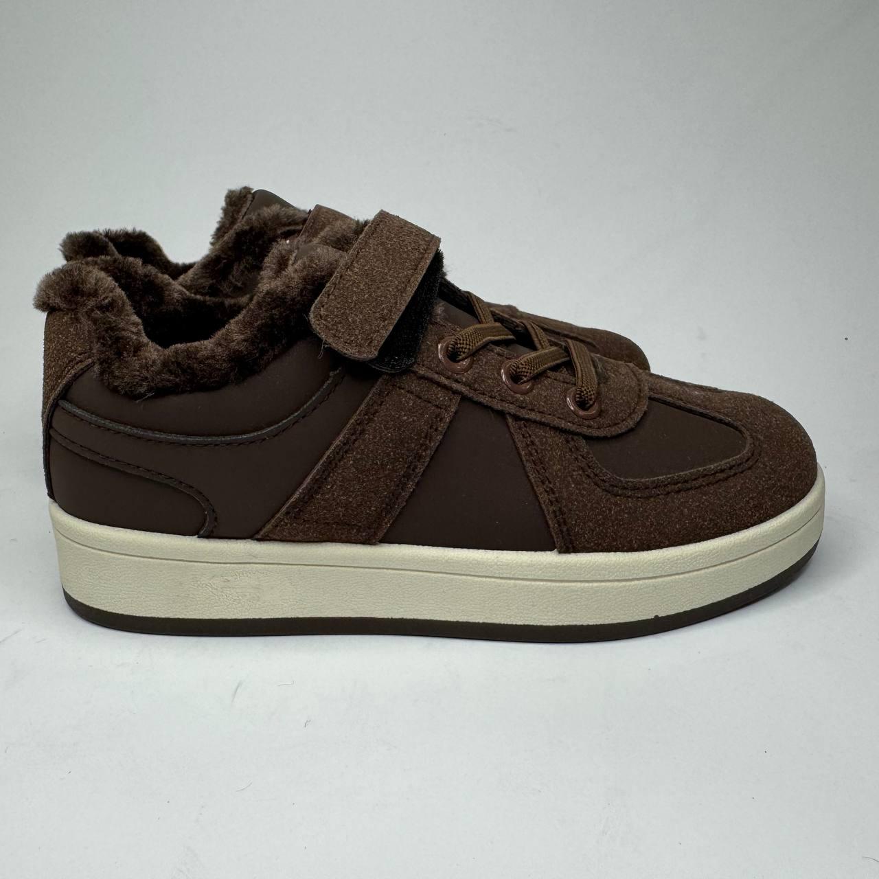 Кросівки зимові Stilli 4338/33 шкіра р. 33 21,5 см Коричневий (31804754)