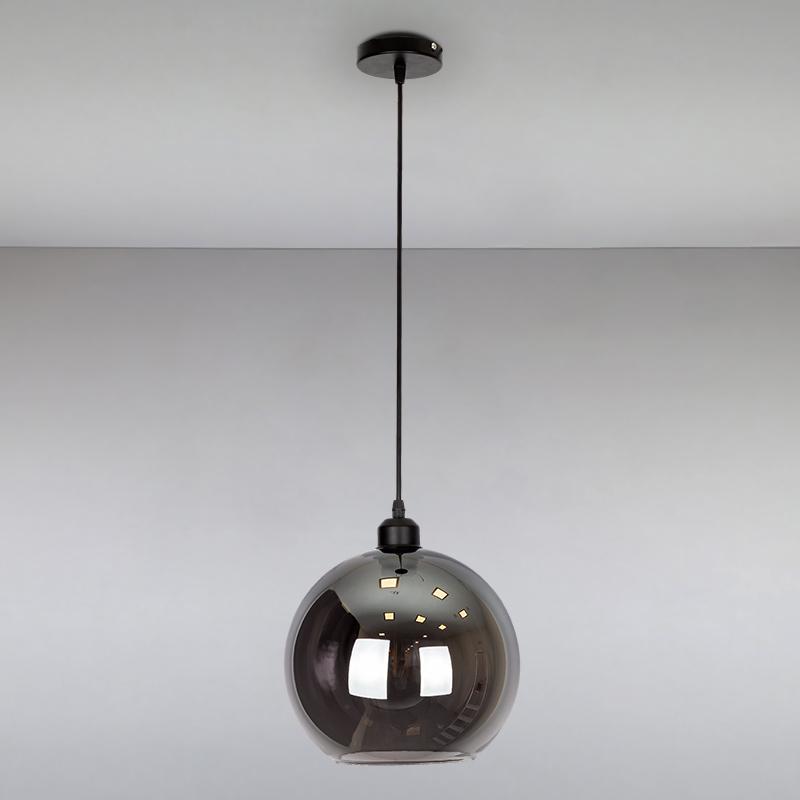 Люстра підвісна лофт Light House LS-15076-1 BK на одну лампу Чорний