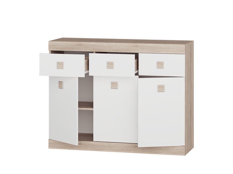 Комод Эверест Соната-6 Дуб сонома/Белый (DTM-2010)