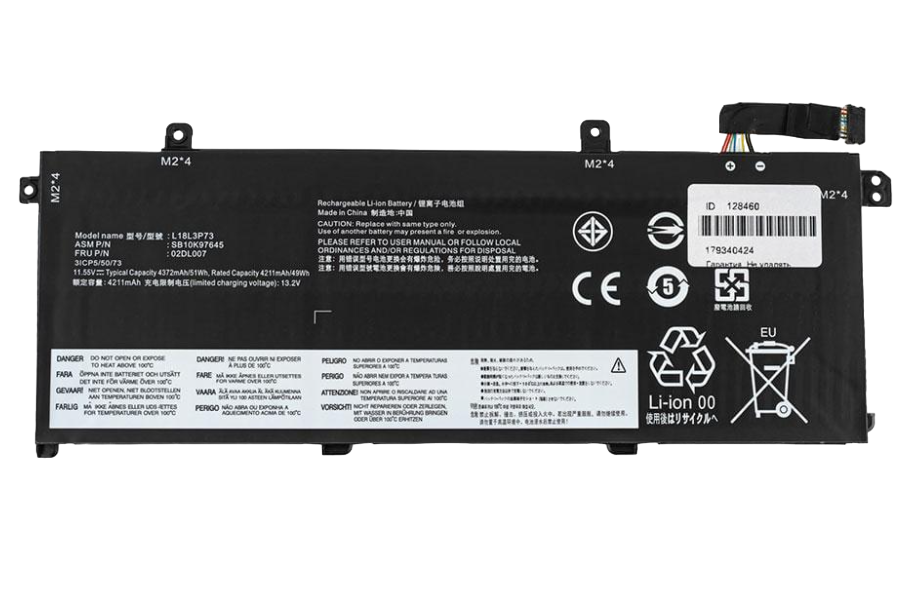 Аккумулятор для ноутбука Lenovo ThinkPad P15s Gen 1 4835 mAh 11,52V (148033)
