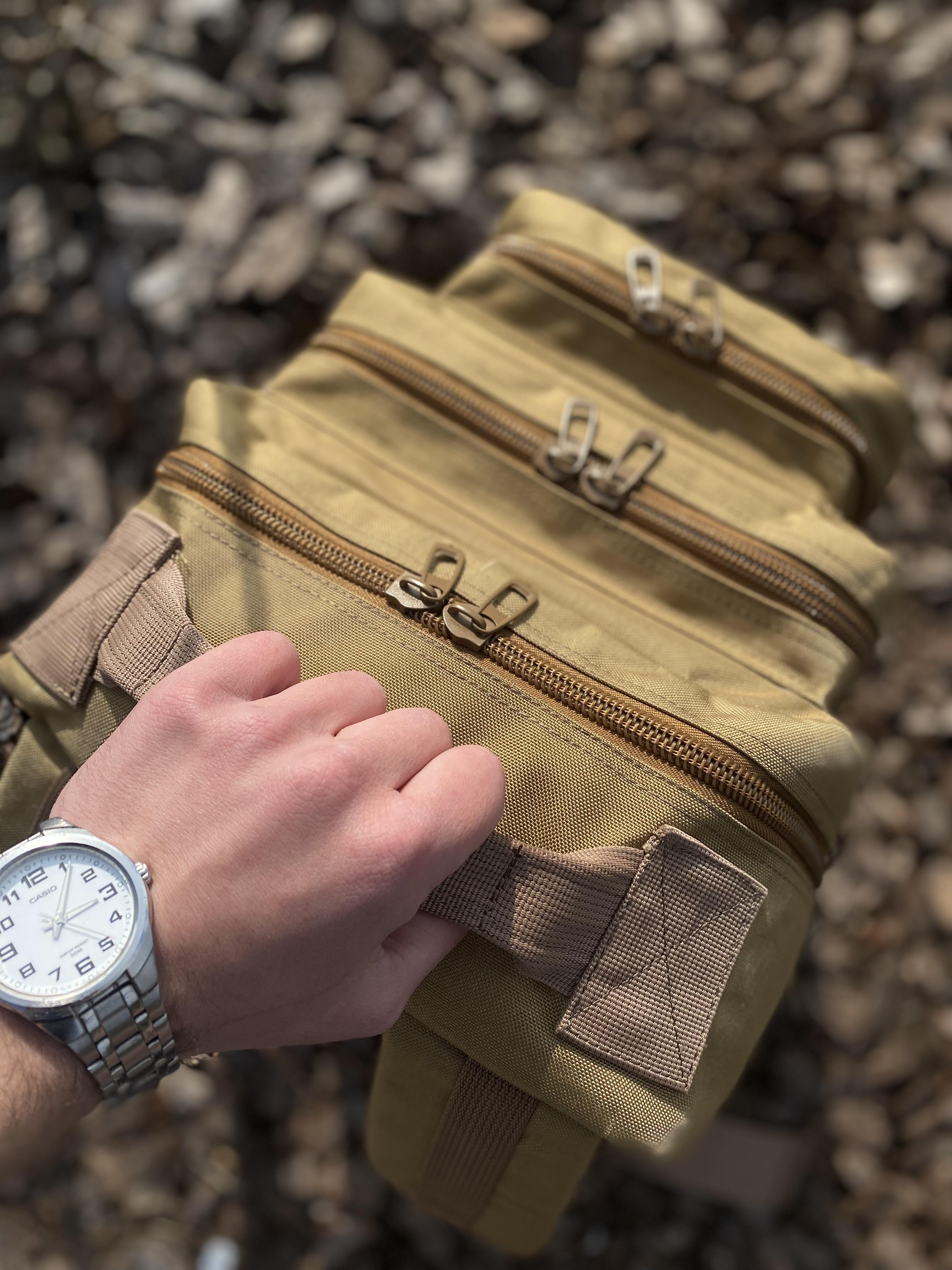 Рюкзак тактический водостойкий Molle 36 л Койот (25793863) - фото 2 Рюкзак тактический водостойкий Molle 36 л Койот (25793863) - фото 2