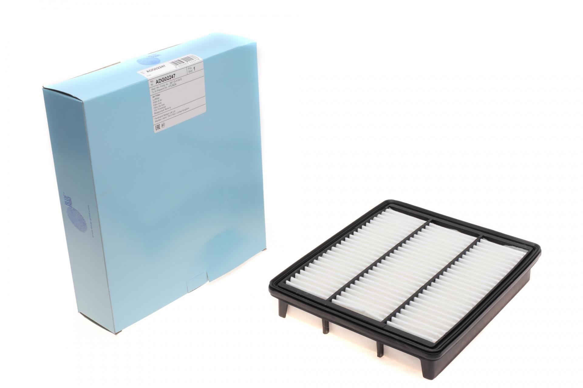 Фильтр воздушный BLUE PRINT для Hyundai Terracan 2,5TD/2,9CRDI 3,5 V6 24V 01-07 (ADG02247)