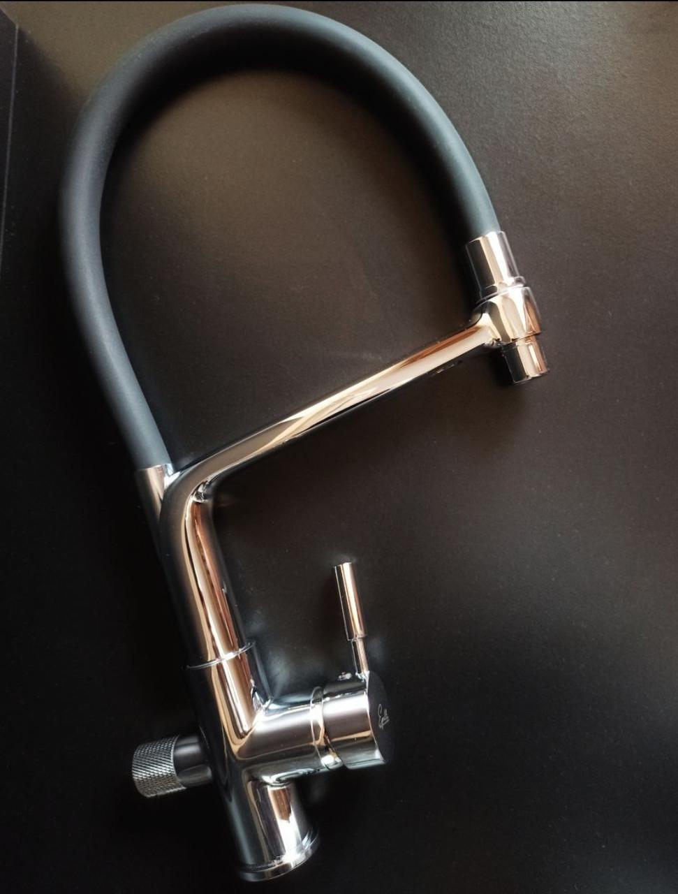 Смеситель для кухни Epelli Latte Cromo Duos с подключением отфильтрованной воды (25067891) - фото 2 Смеситель для кухни Epelli Latte Cromo Duos с подключением отфильтрованной воды (25067891) - фото 2