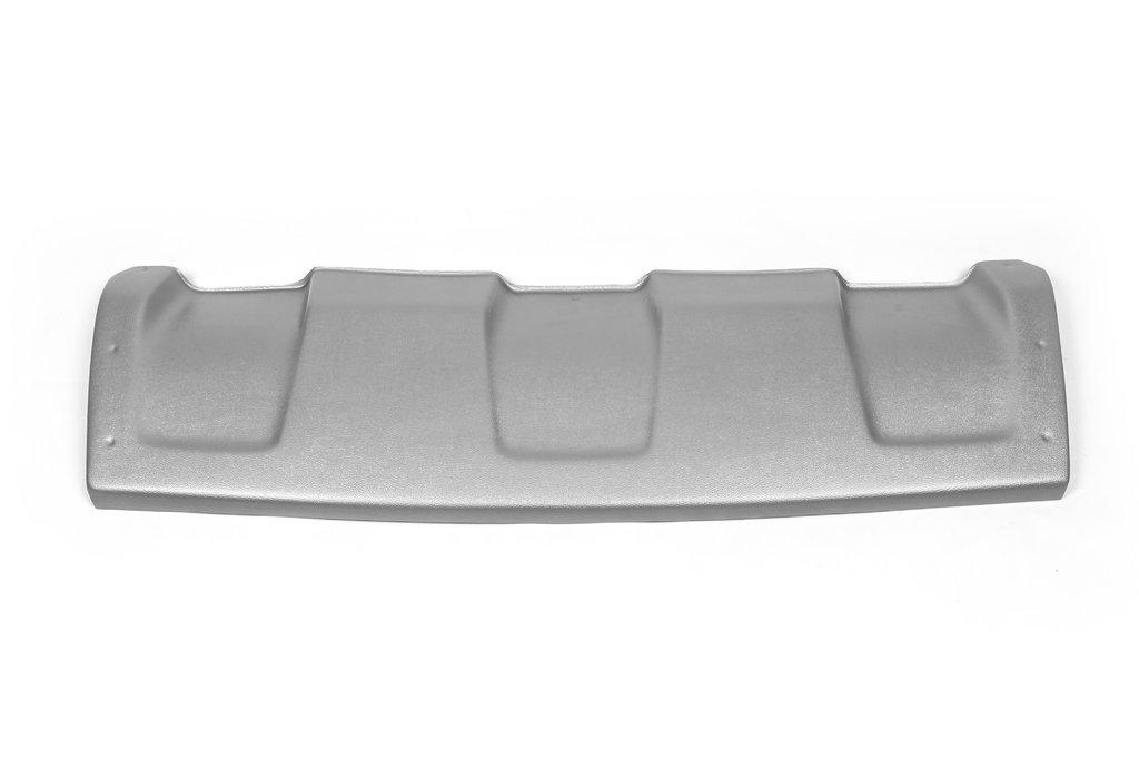 Накладка на передний бампер EuroCap для Dacia Duster 2008-2018 гг. стеклопластик Черный