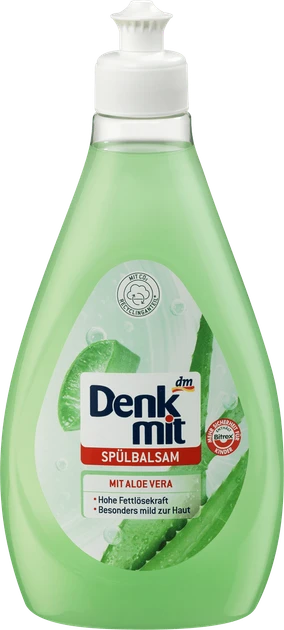 Засіб для миття посуду Denkmit Aloe Vera 500 мл Зелений Засіб для миття посуду Denkmit Aloe Vera 500 мл Зелений