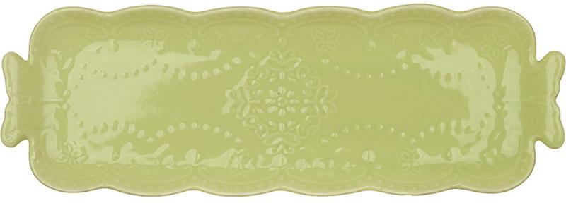 Набор керамических тарелок Chalkida Бабочка 6 шт. 32х11 см Зеленый Набор керамических тарелок Chalkida Бабочка 6 шт. 32х11 см Зеленый