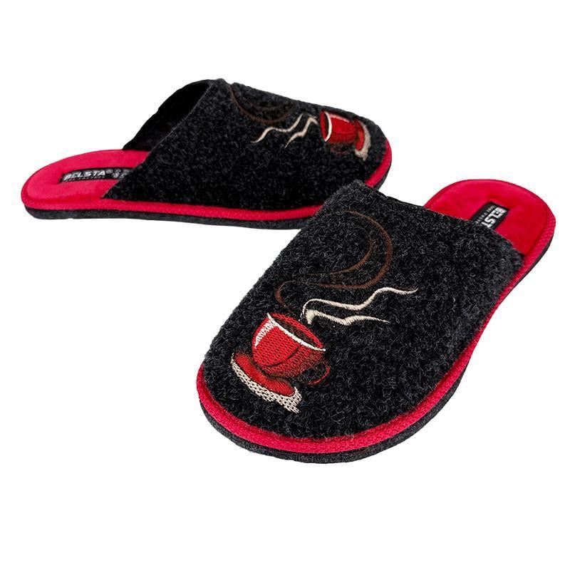 Комнатные женские тапочки войлок 1088-4 p. 36 23 см Черный - фото 2 Комнатные женские тапочки войлок 1088-4 p. 36 23 см Черный - фото 2