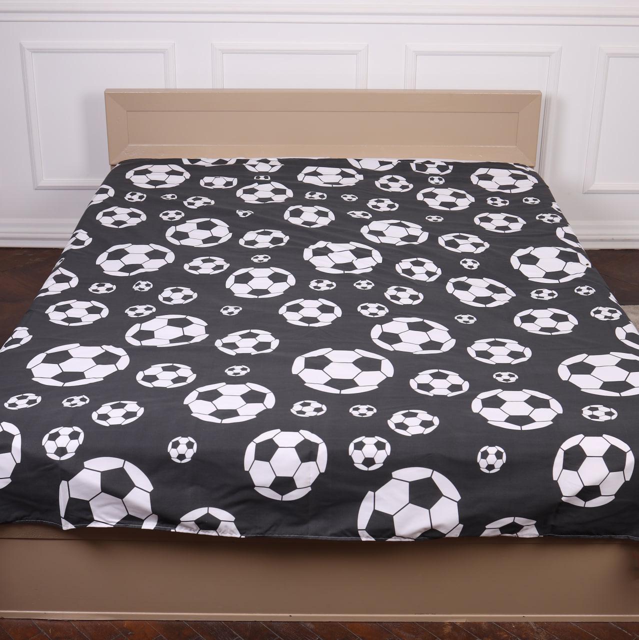 Простынь PaniPava Football бязь 110х160 см Black (99881399)