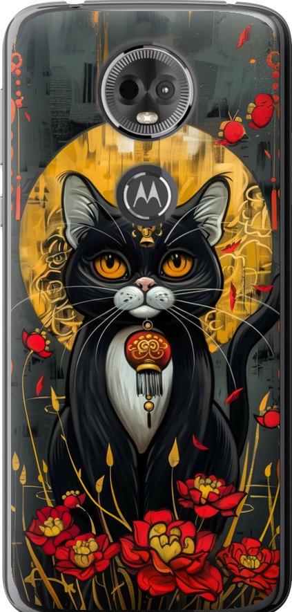 Чехол на Motorola Moto E5 Plus China Cat (6134u-1412-42517)